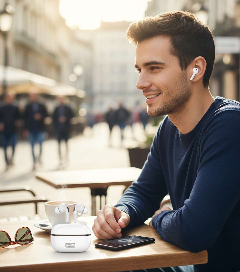 Auriculares traductores con IA en tiempo real