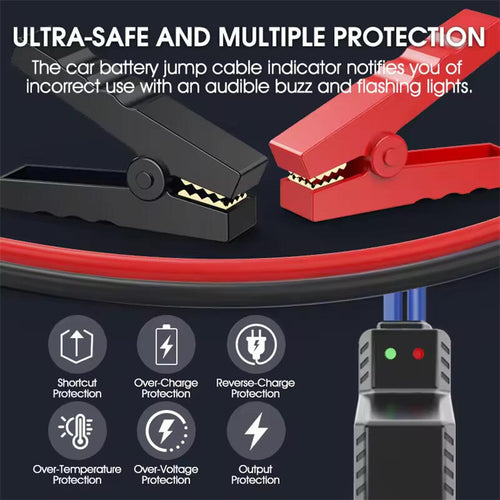 Arrancador de batería de coche con compresor de aire y pantalla LED