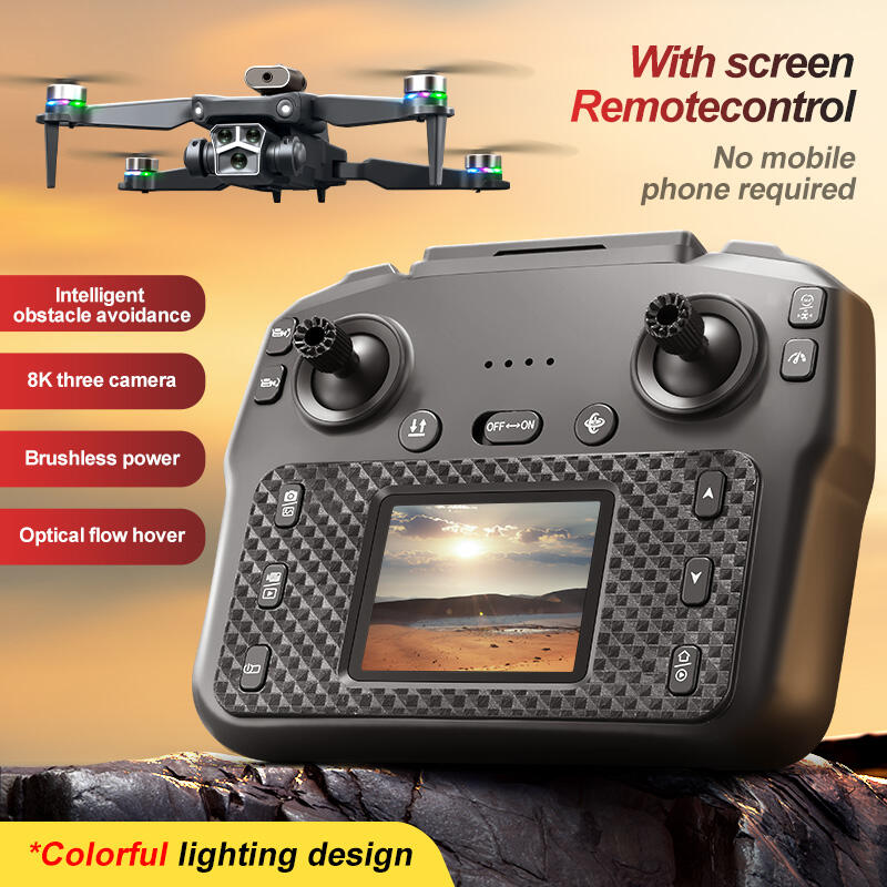 Dron Y3 Ultra con mando con pantalla