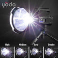 Linterna LED potente con trípode
