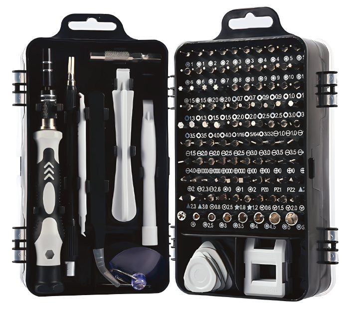 Kit de destornilladores de precisión, 120 piezas
