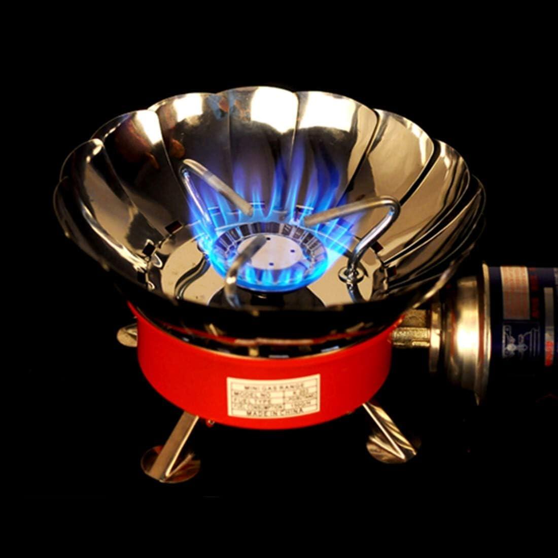 Hornillo de gas portátil plegable para camping