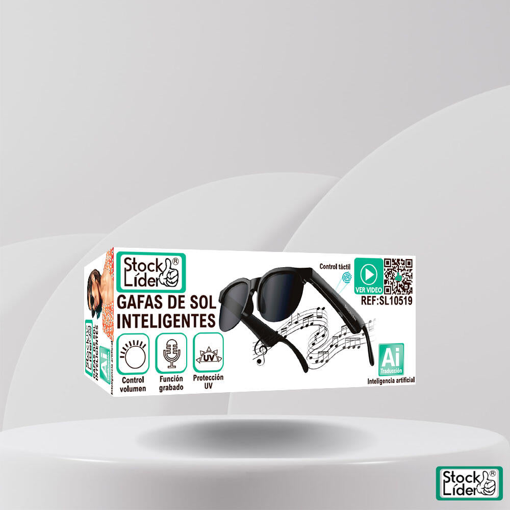 Gafas de sol inteligentes con audio Bluetooth