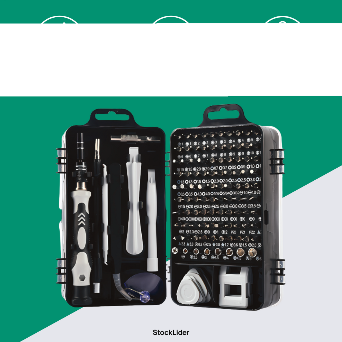 Kit de destornilladores de precisión, 120 piezas
