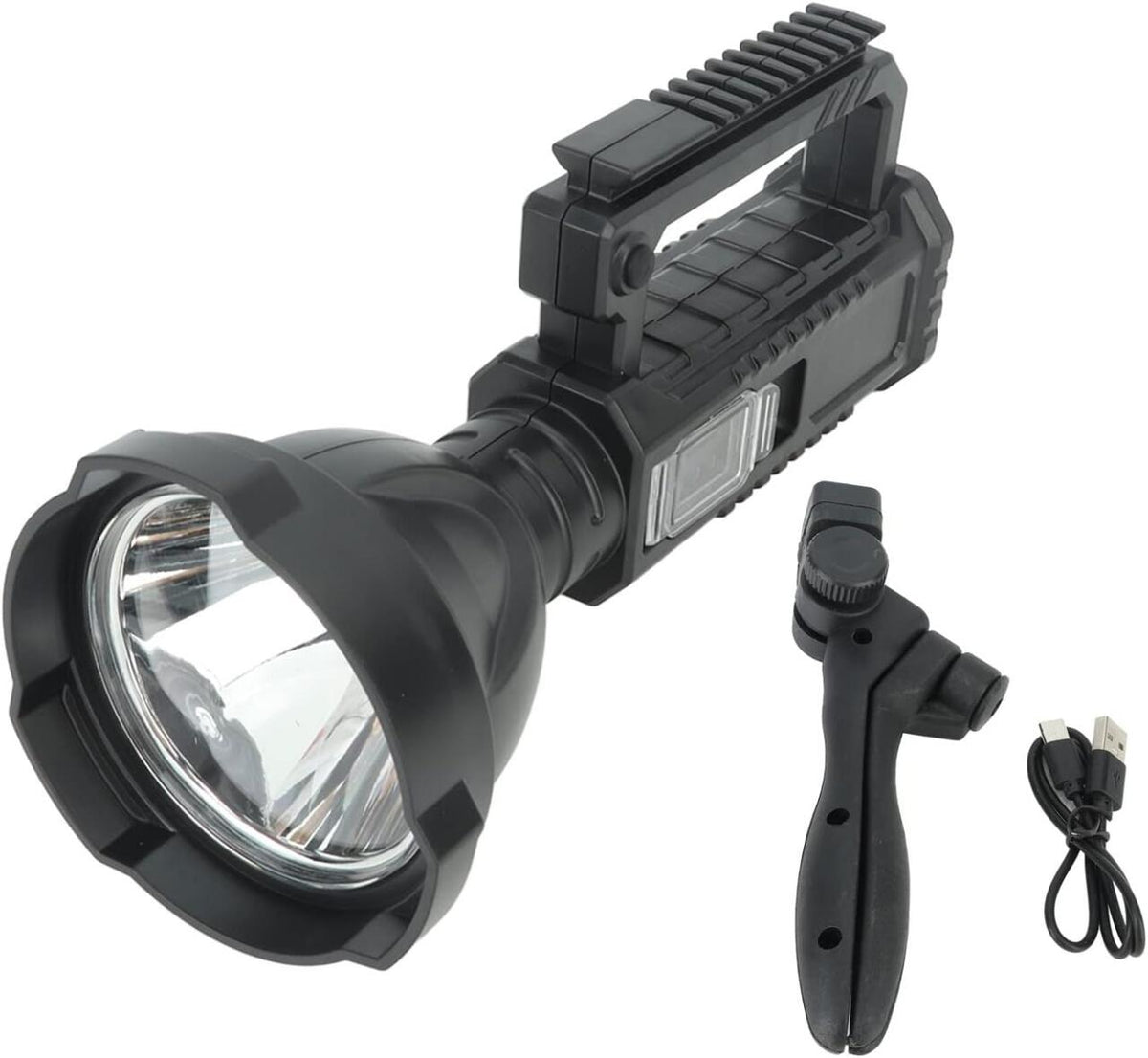 Linterna LED potente con trípode