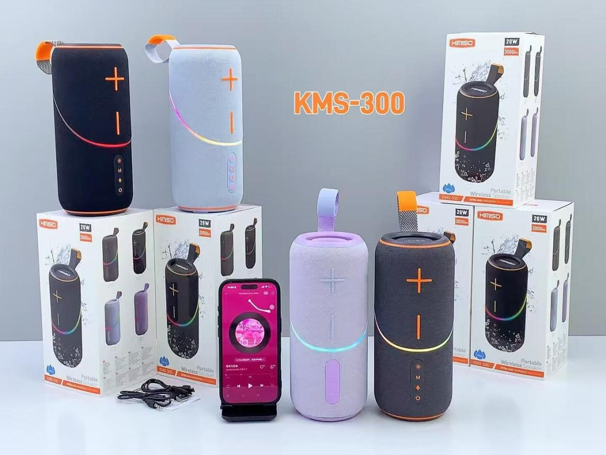 Altavoz Bluetooth KMS-300 TWS estéreo