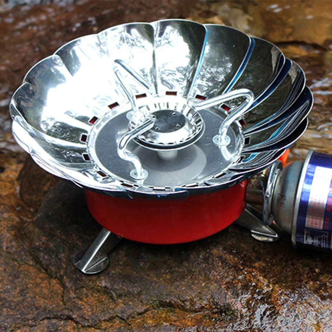 Hornillo de gas portátil plegable para camping
