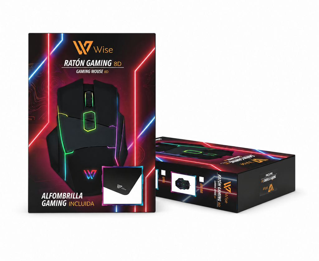 Pack gaming: ratón RGB y alfombrilla