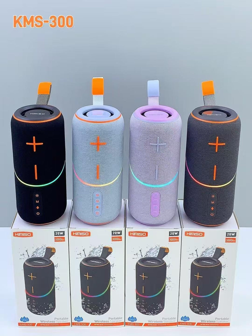 Altavoz Bluetooth KMS-300 TWS estéreo